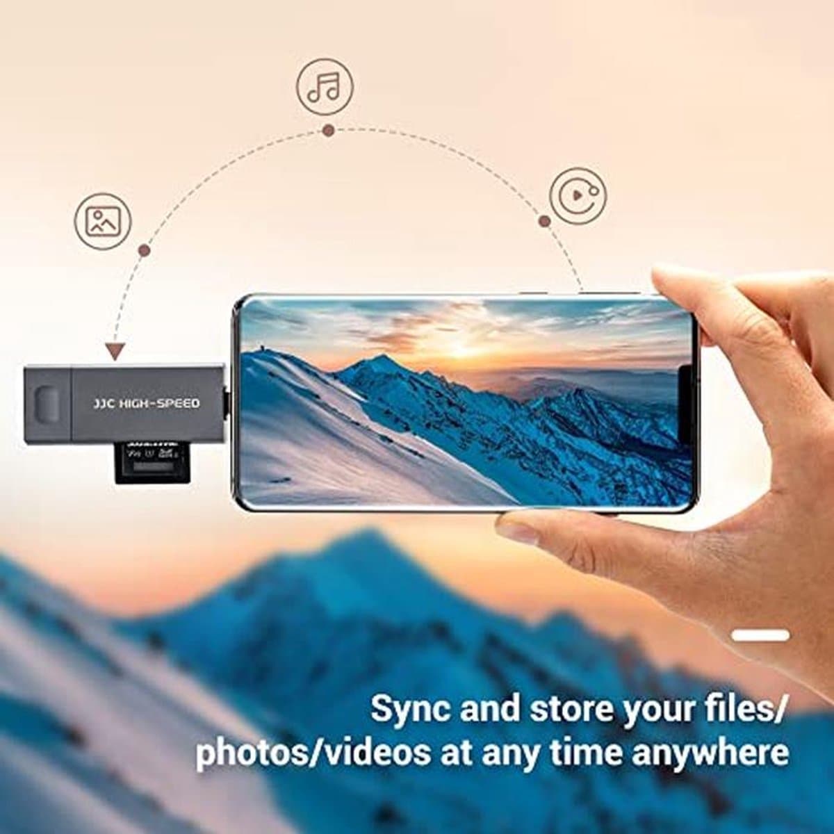 3-in-1 USB 3.1 Geheugenkaartlezer voor SD, microSD en MMC - Snelle Gegevensoverdracht thumbnail 4