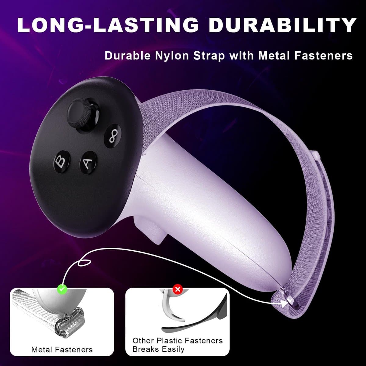 Controller Grips voor Meta/Oculus Quest 3 - Antislip en Verstelbaar thumbnail 4
