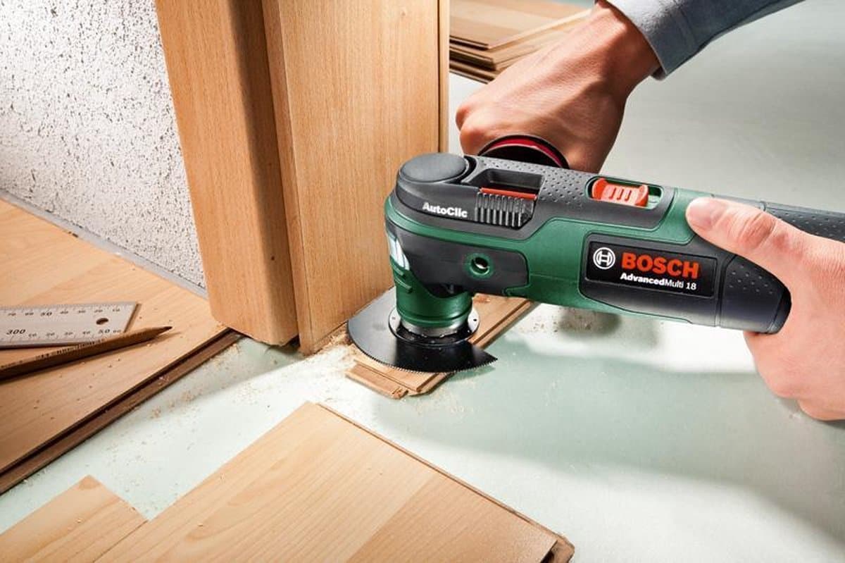 Bosch AdvancedMulti 18 Multitool: accu, koffer, 18V platform thumbnail 8