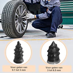 Productfoto van TopLEDverlichting Auto en fietsband Banden reparatieset auto motor scooter scootmobiel 4 stuks