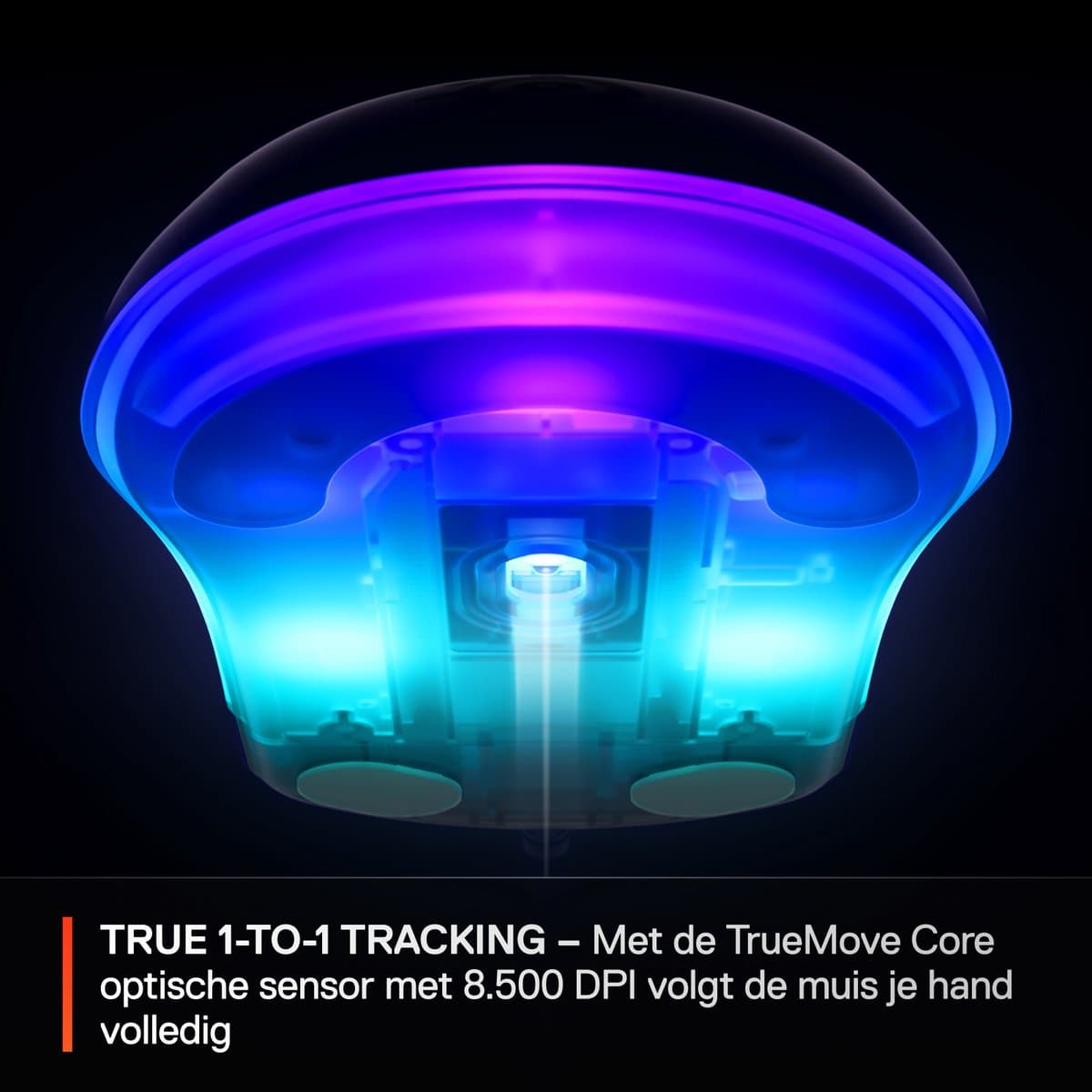 SteelSeries Rival 3 Gen 2 - Bedrade Gaming Muis - 3-zone RGB - Wit thumbnail 3