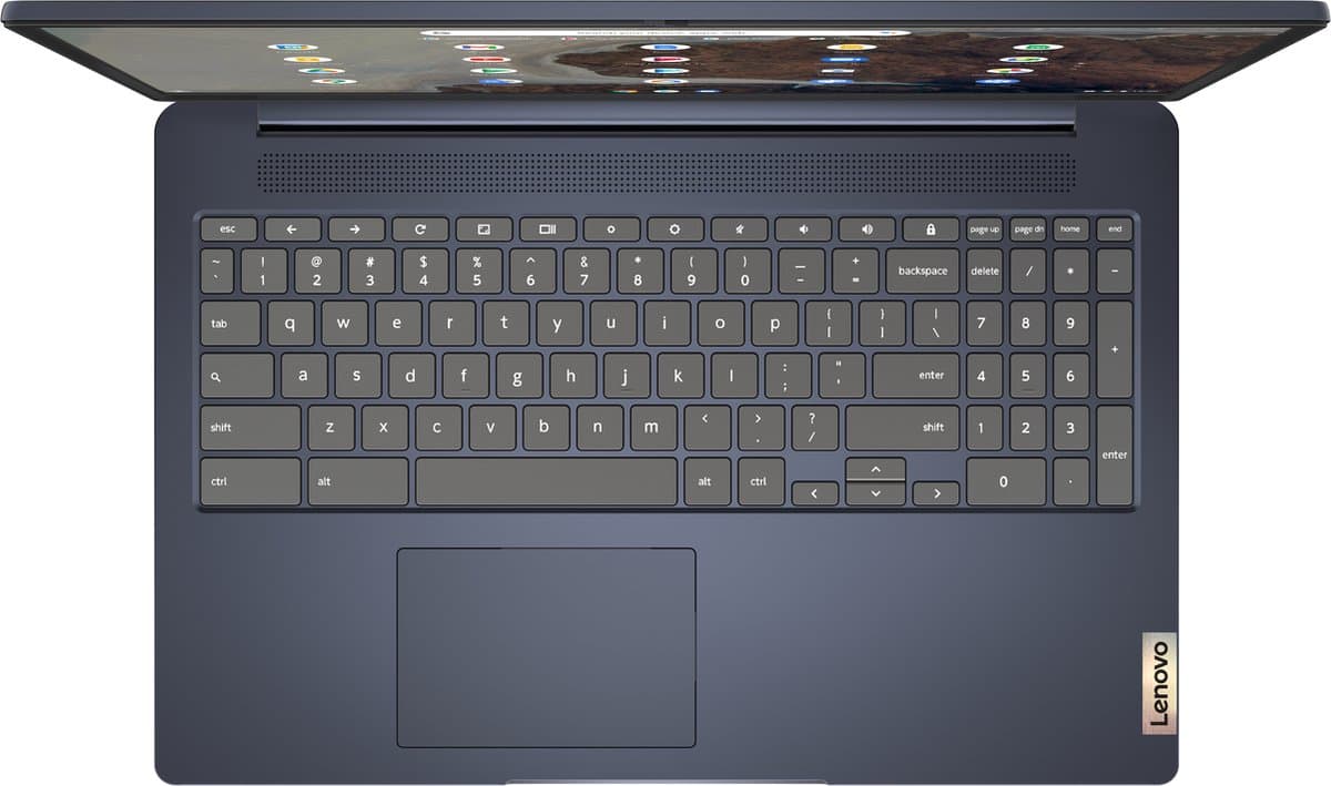 Lenovo IdeaPad 3 Chrome 15IJL6 Intel® Celeron® N N4500 Chromebook 39,6 cm (15.6") Full HD 8 GB LPDDR4x-SDRAM 128 GB eMMC Wi-Fi 6 (802.11ax) ChromeOS Engels Blauw thumbnail 7
