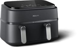 Productfoto van Philips NA351/00 dual airfryer met manden van 6 en 3 liter
