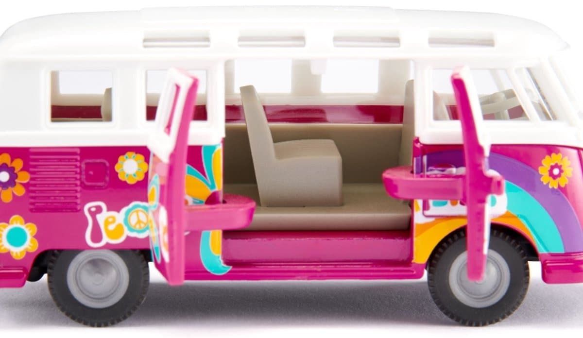 SIKU Super VW T1 Samba Flower Power - metalen model 1:50 thumbnail 7