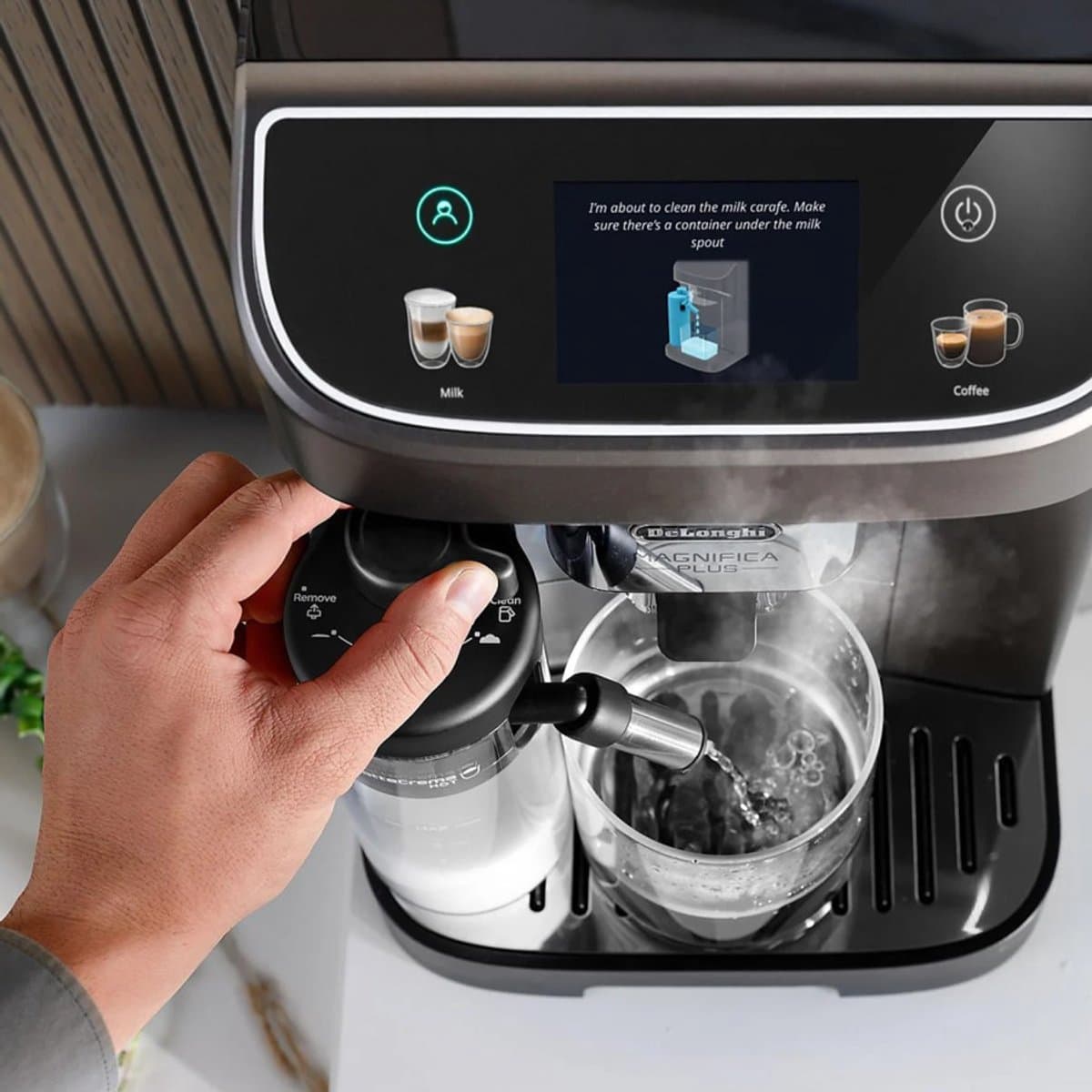 Delonghi Magnifica Plus ECAM320.70.TB - Volautomatische espressomachine - Titanium zwart thumbnail 8