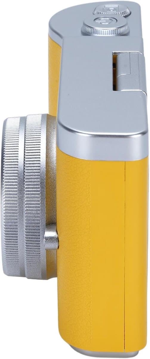 Digitale camera - 1080P HD 48MP digitale point-and-shoot camera met 2,4 inch HD-klapscherm, ingebouwde LED-vullamp, 8x digitale zoom, voor tieners en studenten - met 32G geheugenkaart (geel) thumbnail 2