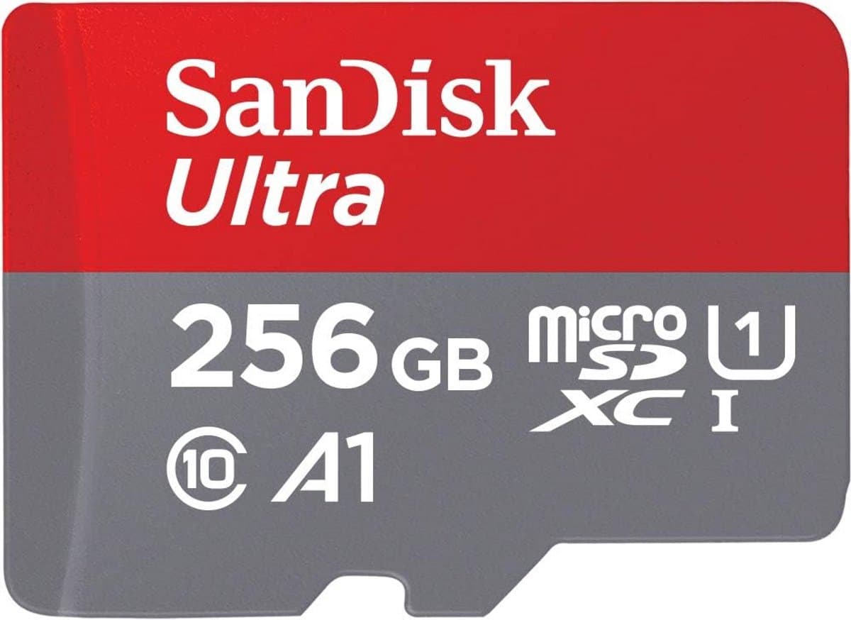 Micro SD Kaart - Geheugenkaart Opslag - Foto Video Opslag - Snelle Data Transfer - 256 GB - afbeelding 1