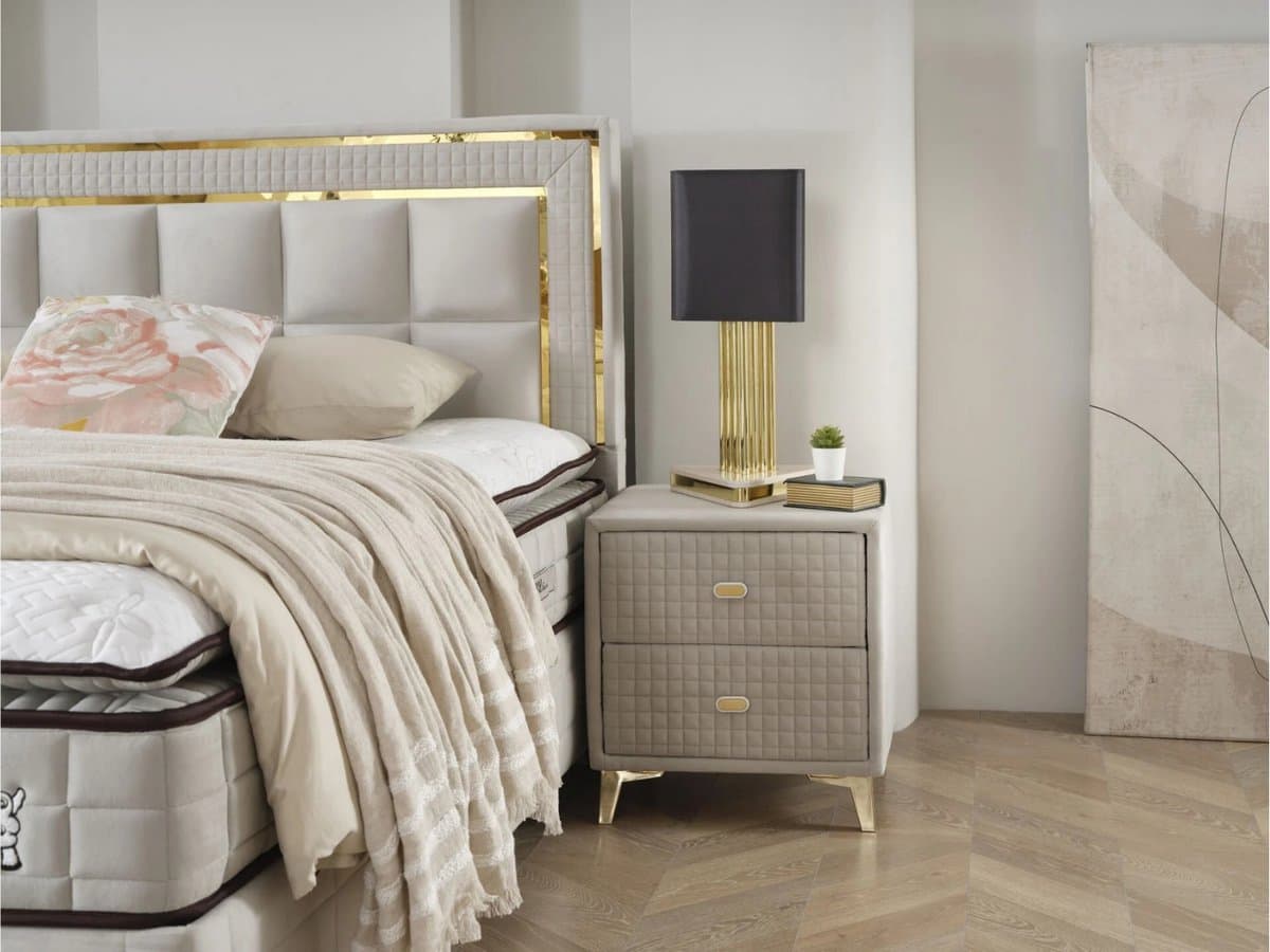 BSS Bedding WoolTouch - Boxspring - Complete Boxspring - 180x200 - Inclusief Dekbed - Kingsize Boxspring - Bedden - Natuurlijke Schapenwol - Luxe Bed Set - Slaapkamerbed - 1 x Matras met Topper, 2 x Bedbox, 1 x Hoofdbord thumbnail 6