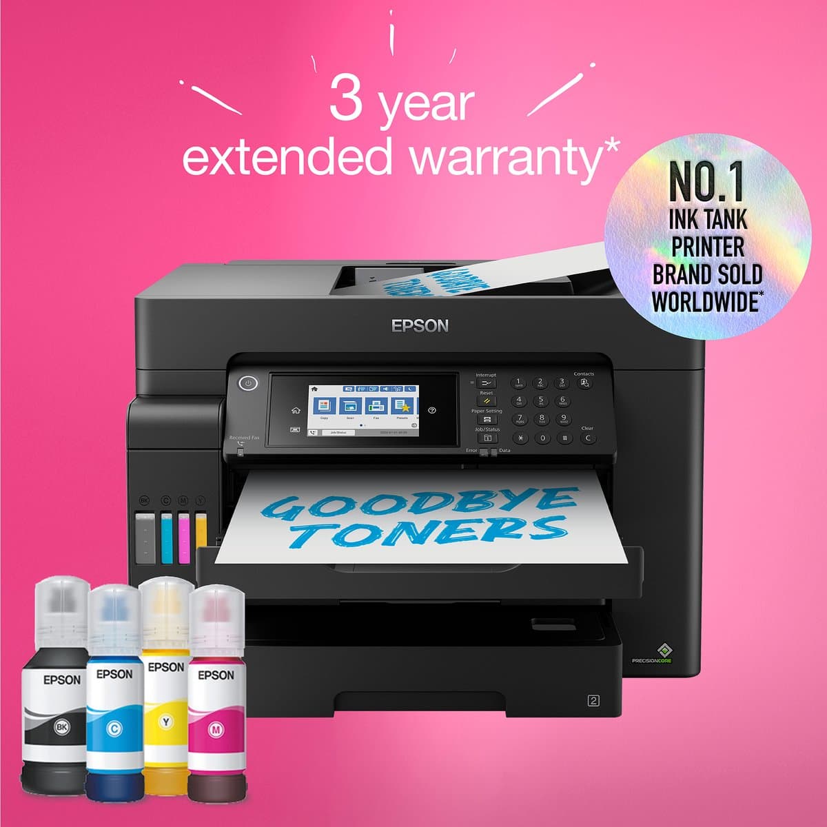 Epson EcoTank ET-16605 - All-in-One Inkttank Printer - Wifi - Zwart thumbnail 3