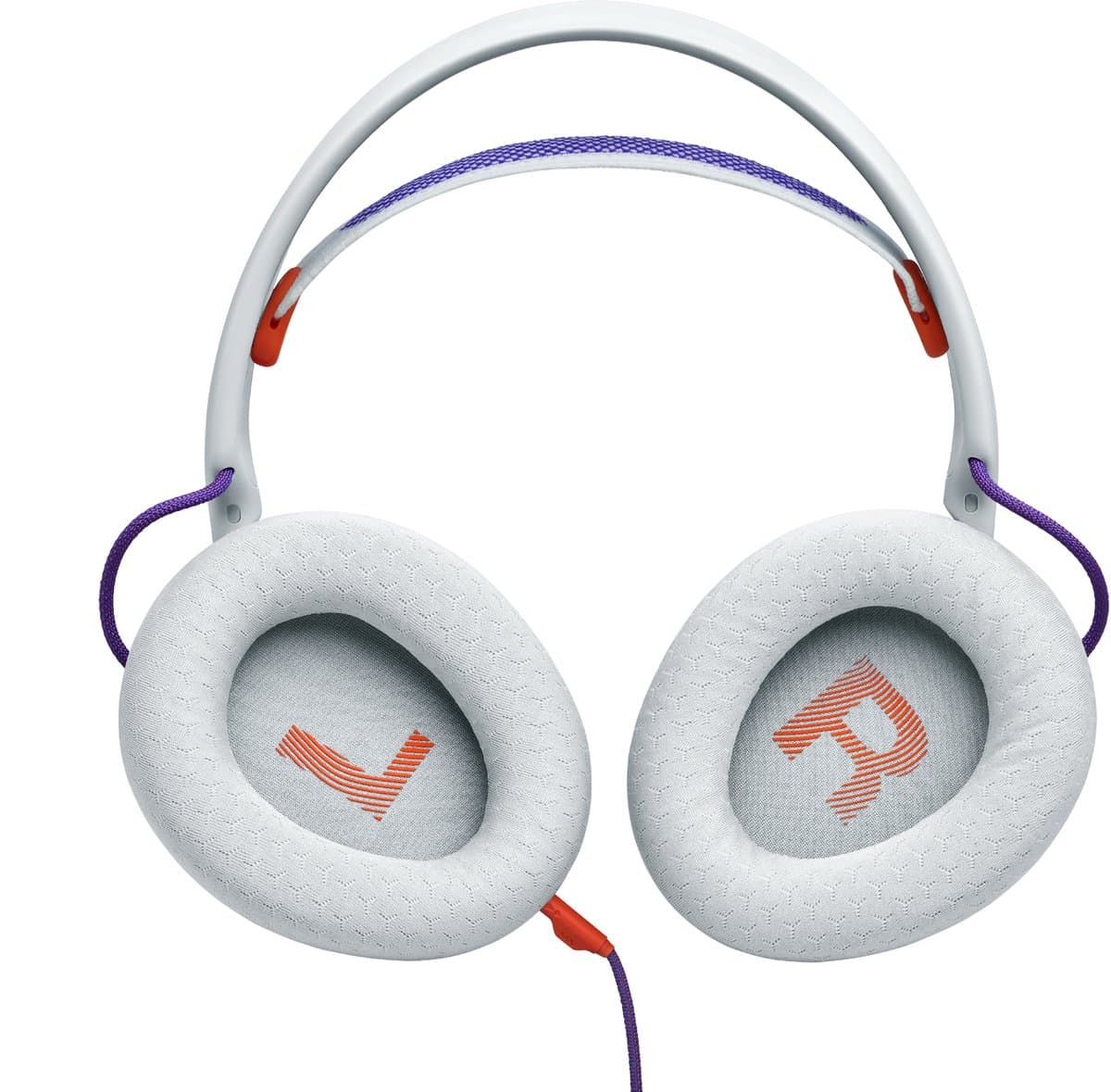 JBL Quantum 250 - Bedrade Gaming Headset - Over-ear Koptelefoon met Microfoon - 3.5 mm Jack - Voor PC, PlayStation, Xbox & Laptop - Licht Teal/Oranje thumbnail 4