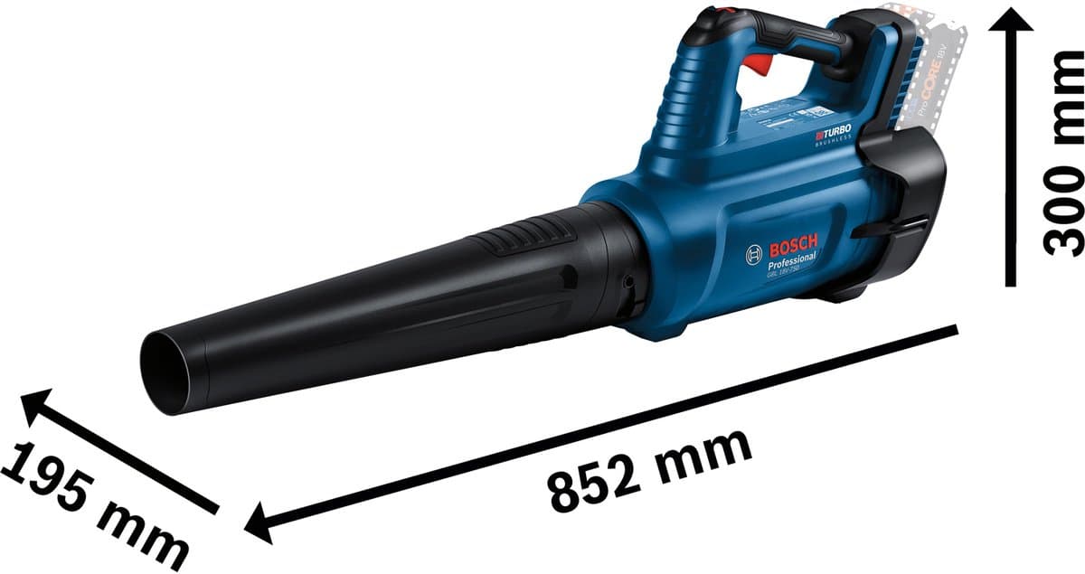 Bosch Professional GBL 18V-750 - Accu Bladblazer - Exclusief Accu en lader thumbnail 2