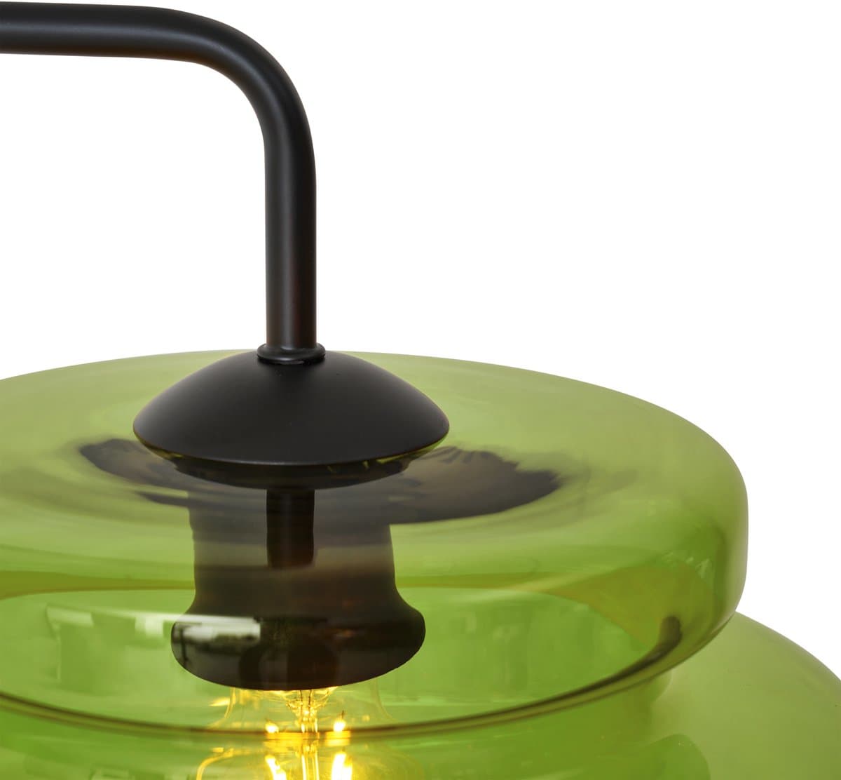 QAZQA denise - Retro Vloerlamp | Staande Lamp - 1 lichts - H 153 cm - Groen - Woonkamer | Slaapkamer | Keuken thumbnail 8