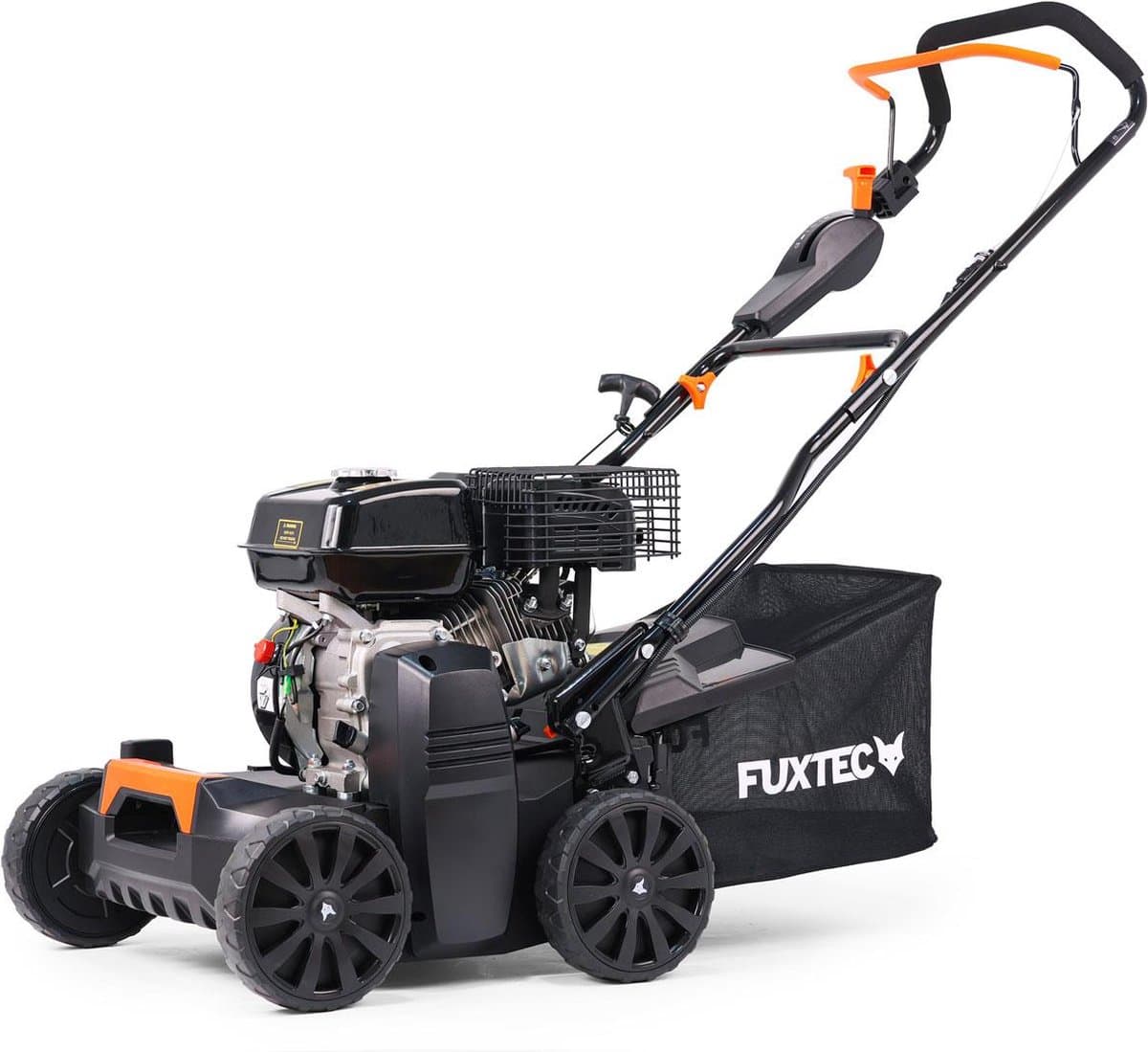 FUXTEC 3-in-1 Benzine Verticuteermachine FX-BV240 – 4-Takt Motor 4,1 kW – 18 Messen & 24 Geveerde Tanden – 45L Opvangbak – Front Handgreep thumbnail 6
