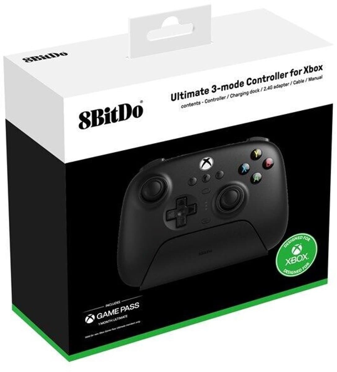 8Bitdo Ultimate 3 Zwart Bluetooth/RF/USB Gamepad Analoog/digitaal Android, PC, Xbox One, Xbox Series S, Xbox Series X thumbnail 5