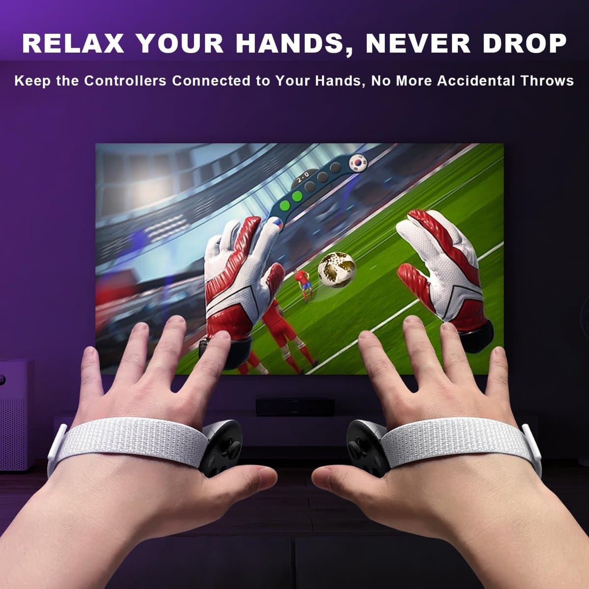 Controller Grips voor Meta/Oculus Quest 3 - Antislip en Verstelbaar thumbnail 5