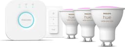 Productfoto van Philips Hue Starterkit - 3 GU10 lampen, kleur- en wit licht