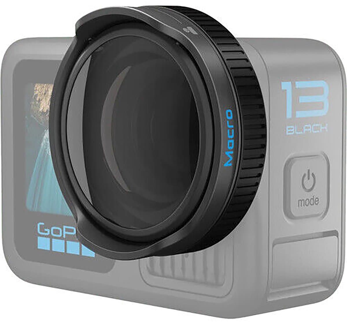 GoPro Macro Lens Mod - Lensmodule - Voor HERO13 Black - Close-Up Focus - Zwart - afbeelding 1