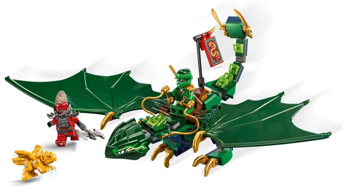 LEGO Ninjago Lloyds groene bosdraak 71829 - bouwset met draak thumbnail 6