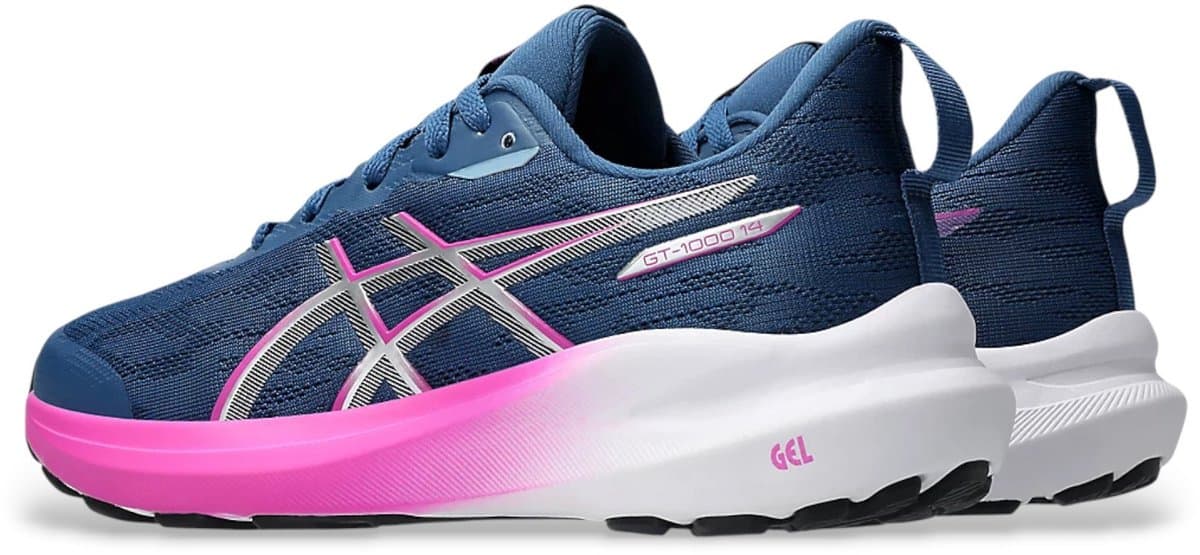 Asics GT-1000 14 donkerblauw: duurzame hardloopschoen voor groeiende voeten thumbnail 2