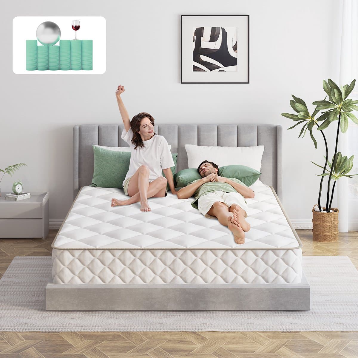 Saikefy 7-zones Pocketvering Matras thumbnail 8