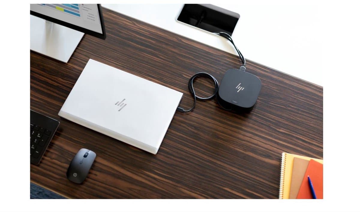 HP 5TW10AA USB-C Dock G5 - Docking Station - 100w - Thunderbolt - Windows - Apple - Chrome thumbnail 4