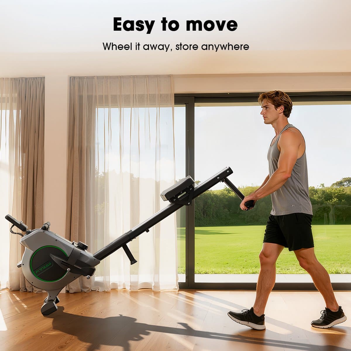 Formill QK530 Magnetische Roeitrainer Thuis – 16 Weerstand - 160kg - LED - Stil - Kinomap - Tablet & Telefoonhouder thumbnail 3