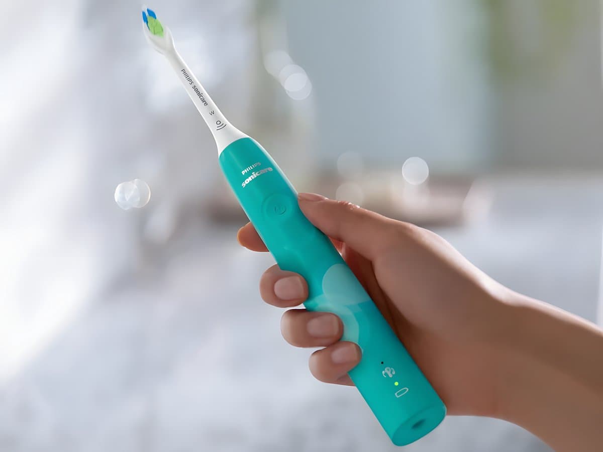Philips Sonicare ProtectiveClean 4100 - Sonische Tandenborstel - 62000 trillingen - Druksensor - 2 weken batterij thumbnail 2