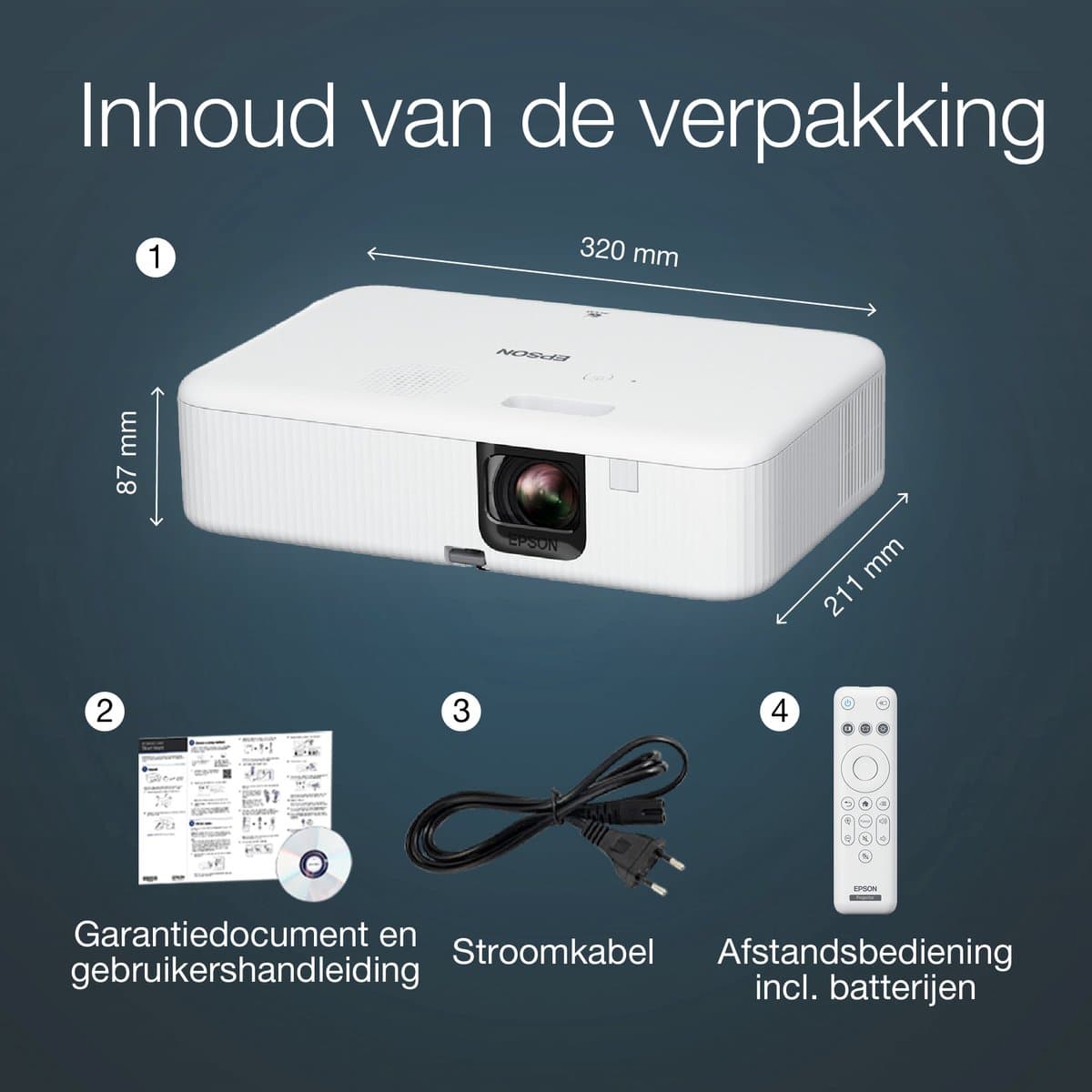 Epson EpiqVision Flex CO-FH02 - Full HD Beamer - 3000 lumen thumbnail 2