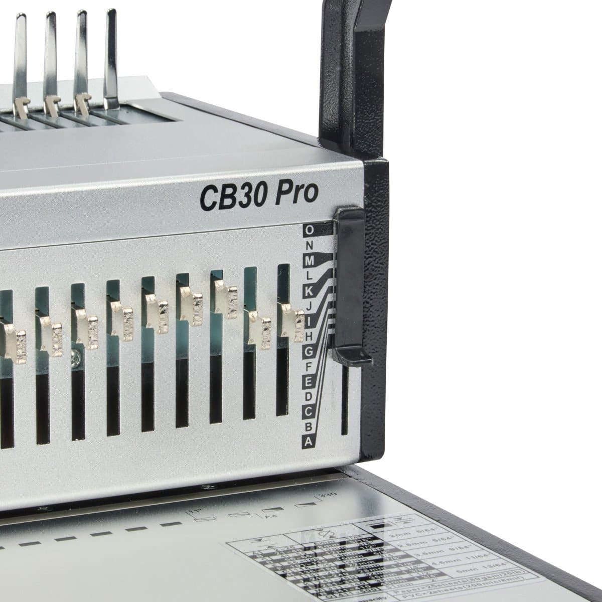 GBC CB30 Pro Handmatige Pons- en Bindmachine voor zwaar gebruik - Capaciteit 500 A4 vellen thumbnail 2