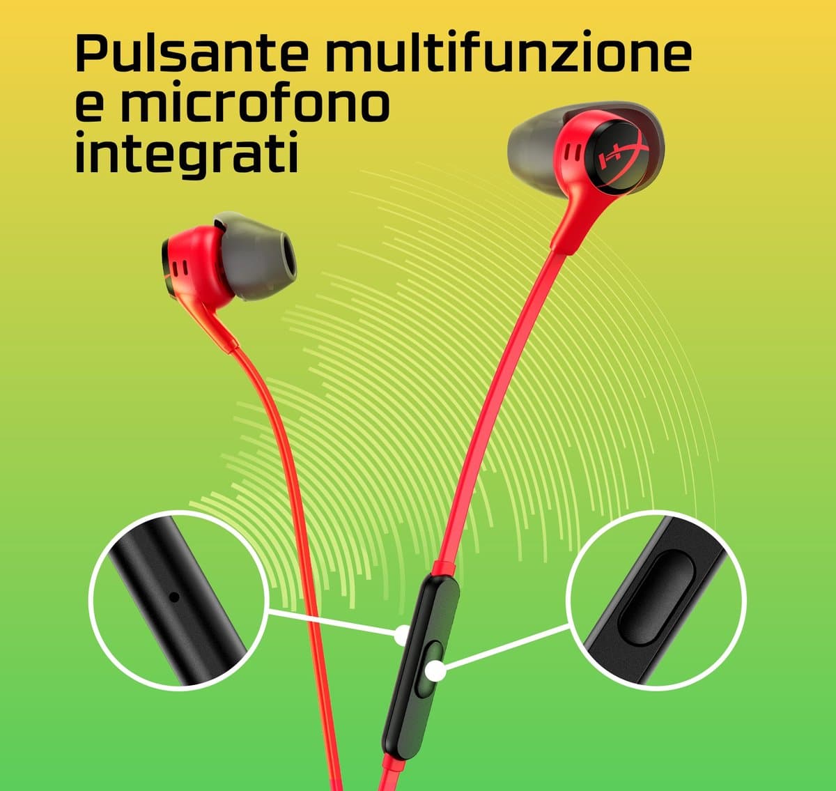 HyperX Cloud Earbuds II - Gaming Earbuds met Microfoon - Zwart - PC/PlayStation/Xbox/Nintendo Switch/Mobile thumbnail 3