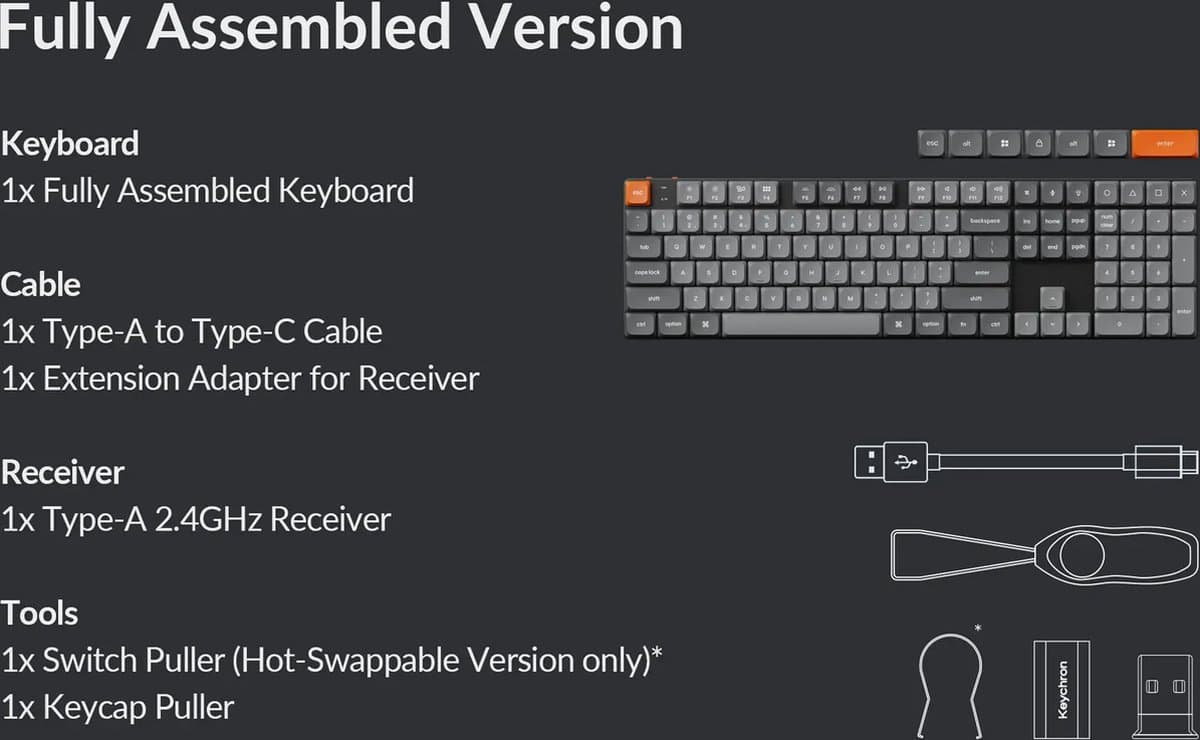 Keychron K5 Max QMK/VIA mechanisch toetsenbord red switch thumbnail 5