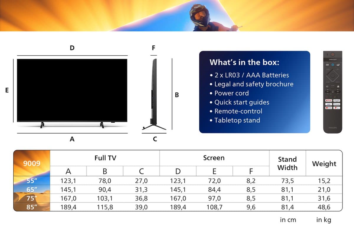 Philips 55PML9009/12 55 inch MiniLED met Ambilight thumbnail 5