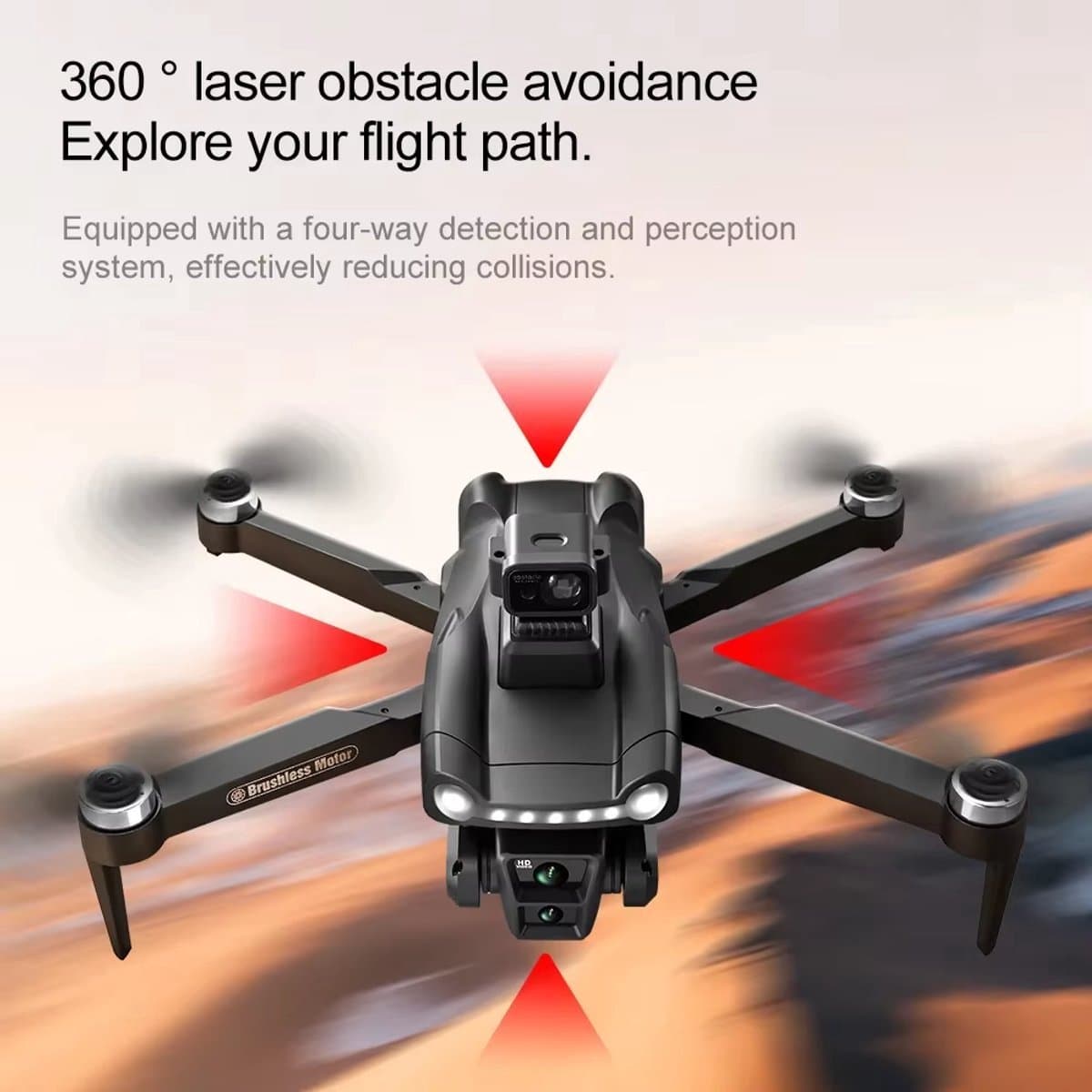 V918 Drone - 8K - Gps - Professionele - Hd Camera - Opvouwbaar - Quadcopter - Dual-Camera - 25 minuten vliegtijd - 3 KM bereik - 5GHz Wifi FPV -1 click return- GPS - 8K camera's - 1 batterij - Hindernisvermijding - Zonder Vliegbewijs thumbnail 4