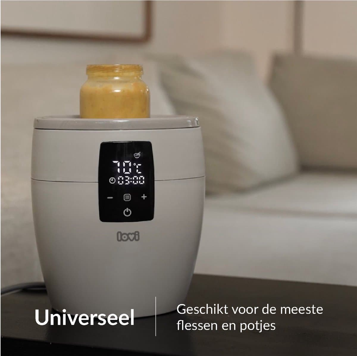 Difrax LOVI Flessenwarmer - 6 in 1 Functies - Universeel bruikbaar thumbnail 6