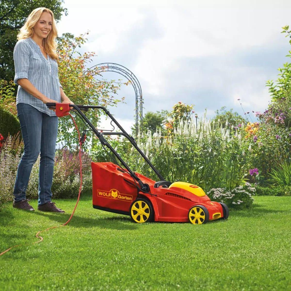 WOLF-Garten A 340 E – 1400W elektrische grasmaaier 34 cm thumbnail 8