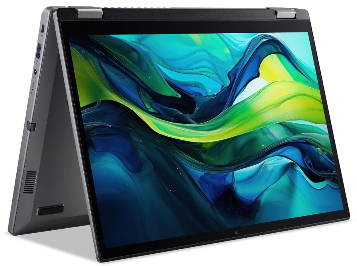 Aspire Spin 14 ASP14-51MTN-56DV - 2-in-1 Convertible - 14 inch - Touchscreen - Core 5 (i5) - 32GB - 512GB SSD - Grijs - inclusief Stylus Pen - Verlicht toetsenbord - afbeelding 1