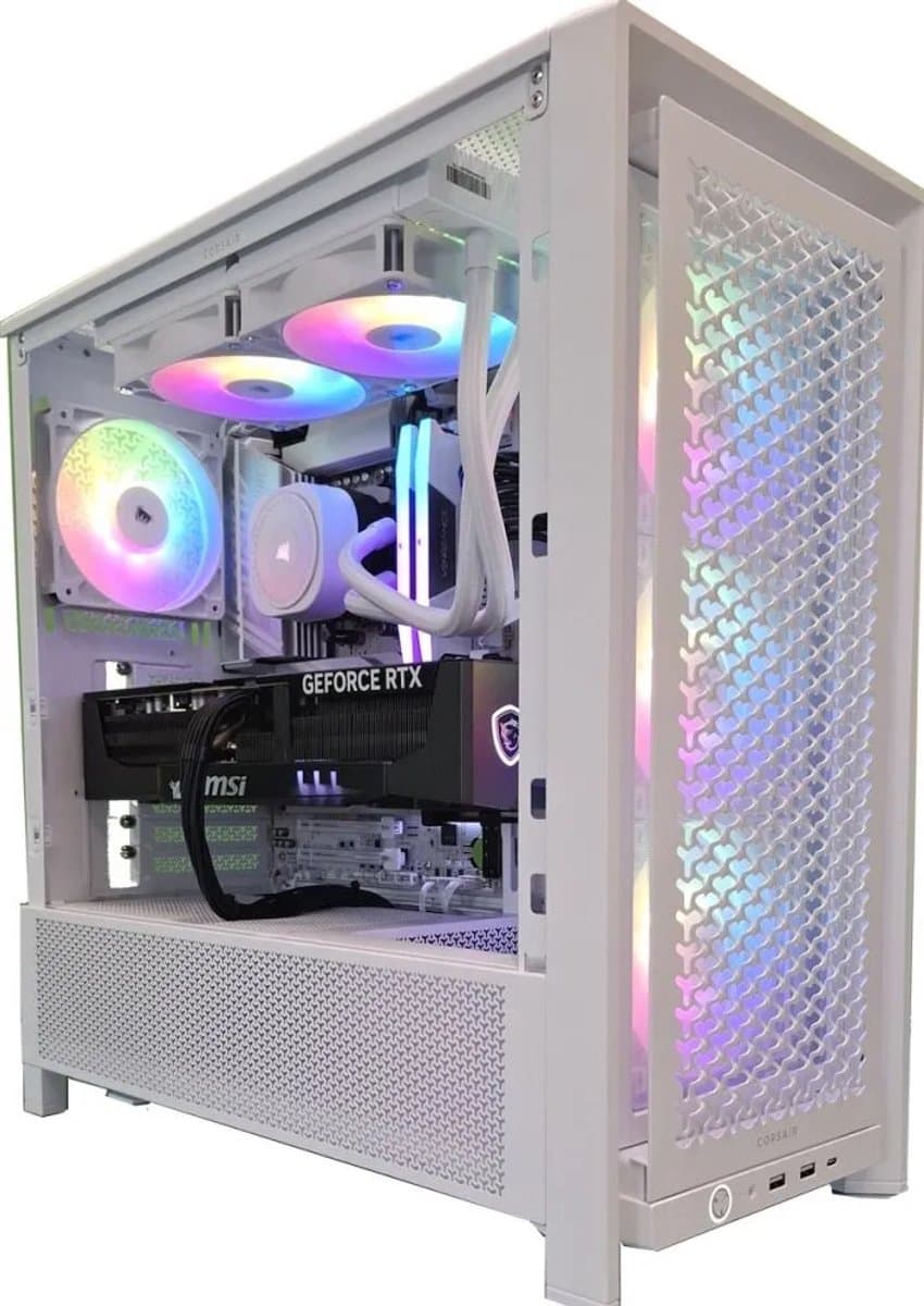 Xenith Epic Corsair Snow - Ryzen 9 9950X3D - GeForce RTX 5090 - 64 GB RGB DDR5 - 4 TB ssd - Windows 11 Pro - wit - afbeelding 1