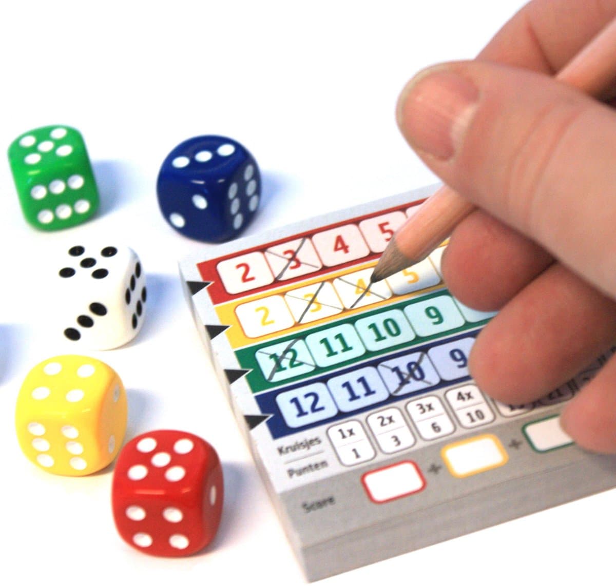 White Goblin Games Qwixx Dobbelspel - Snel dobbelspel voor 2-5 spelers thumbnail 3