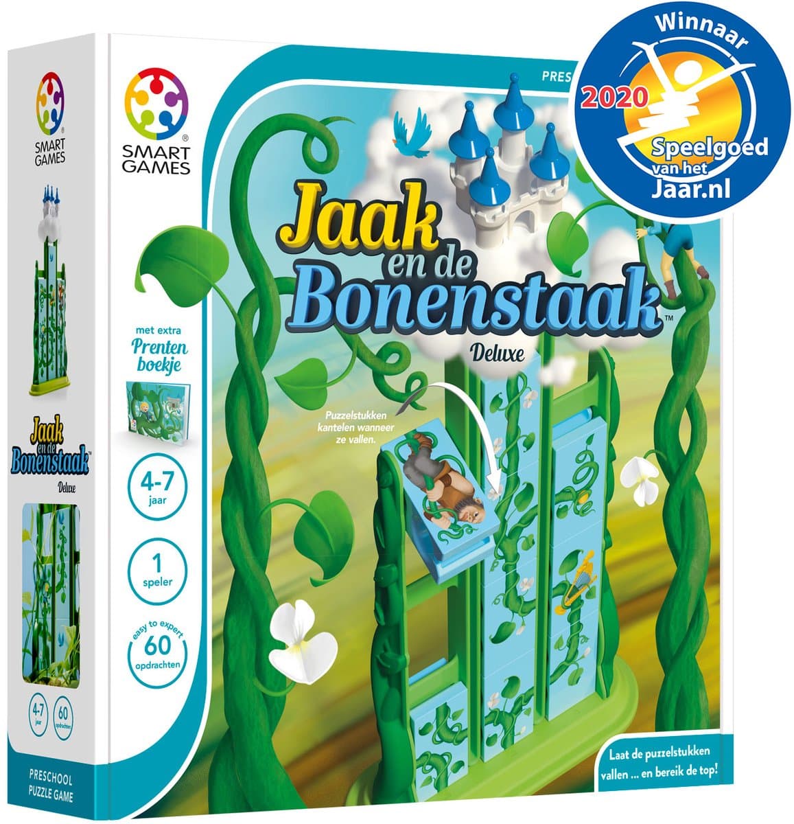 SmartGames Jaak en de Bonenstaak Deluxe - Denkspel met 60 opdrachten thumbnail 7