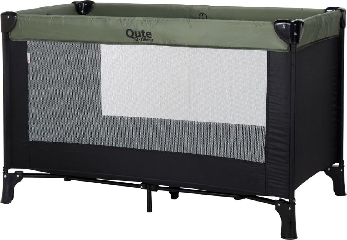 Qute Q-Sleep Campingbedje Olijfgroen / Zwart