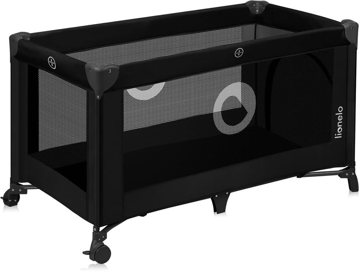 Campingbedje 3 in 1 - Baby Bed / Inklapbare Box / Reisbedje - 60x120 cm - 0-36 maanden / tot 15 kg - MET comfort MATRAS - Zij-ingang met rits - Wielen - Transporttas - Lionelo Stefi Babybed Babybox Ledikant thumbnail 2