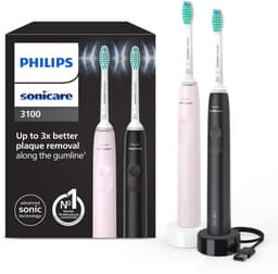 Productfoto van Philips Sonicare Series 3100 - Elektrische tandenborstel - Duopack