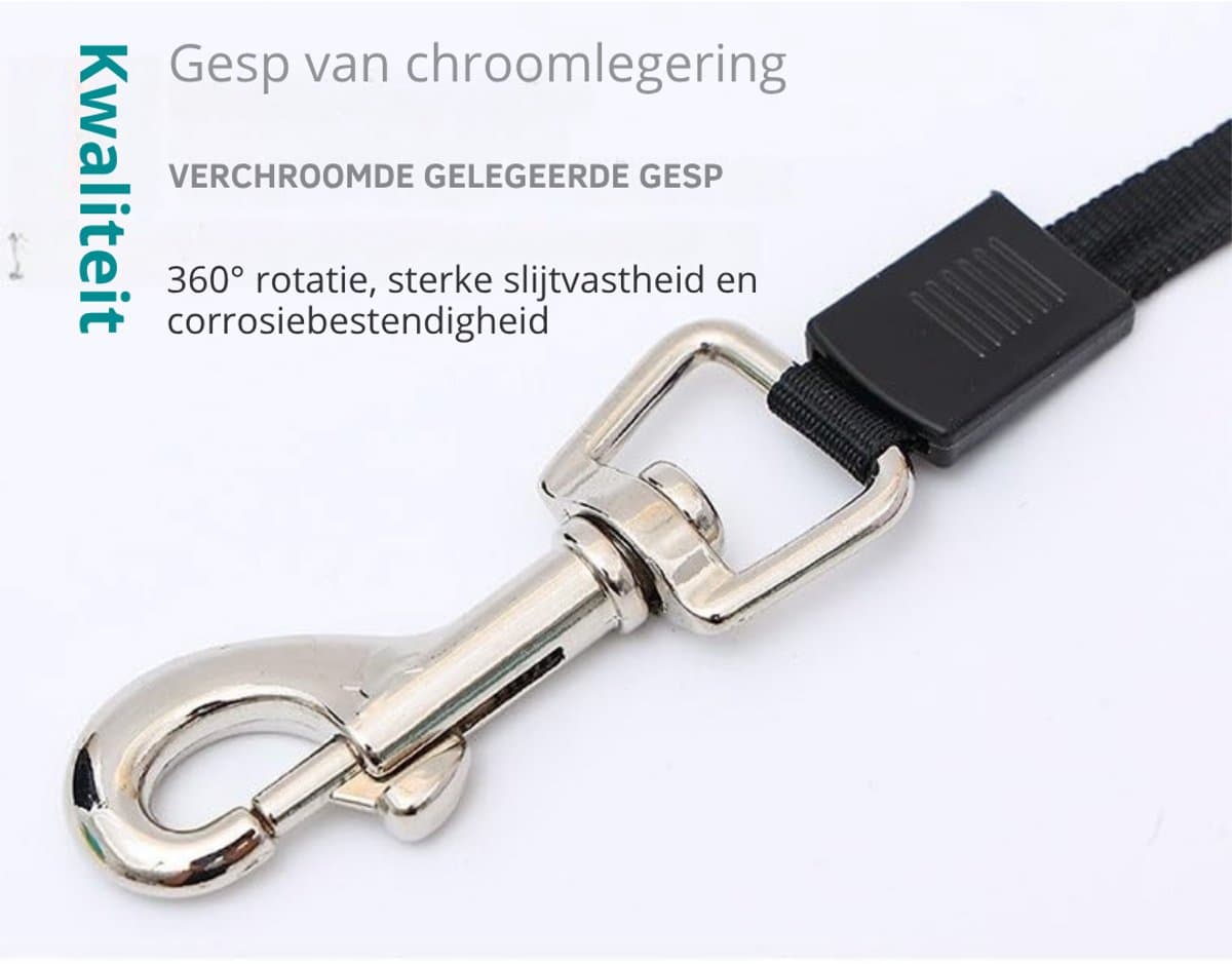 3m Automatische Hondenriem – Intrekbaar Nylon – Voor Kleine Honden & Katten – Tot 8kg thumbnail 8