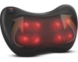 Draadloos Shiatsu Massagekussen met Warmtefunctie - Ergonomisch Ontwerp voor Volledige Lichaamsmassage