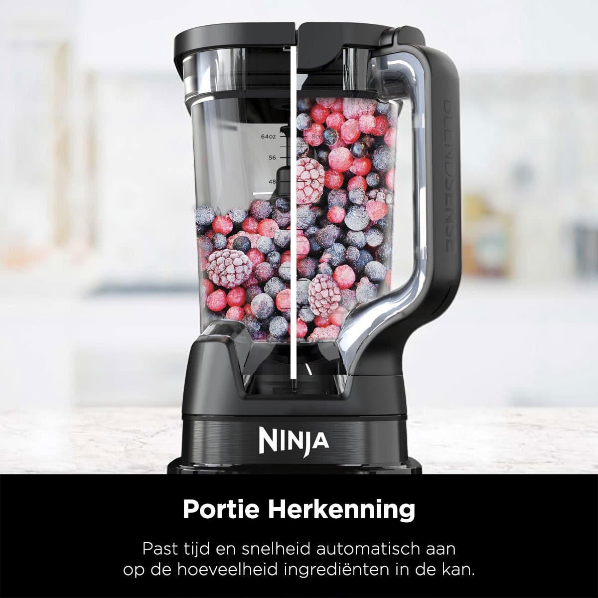 Ninja Detect 3-in-1 Foodprocessor, Blender en Smoothie Maker - BlendSense Technologie - 2024 Model - IJscrusher - 1200 Watt - TB401EU thumbnail 2