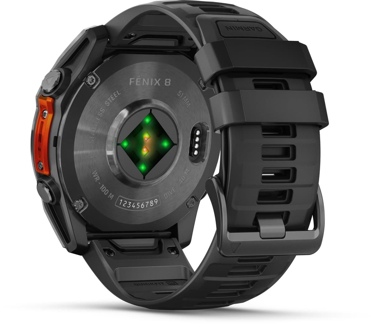 Garmin fenix 8 - 51mm - Multisport Smartwatch - AMOLED-Scherm - Donkergrijs/zwart thumbnail 5