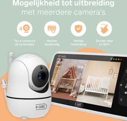 Productfoto van B-Care Star Supreme met 5-inch monitor en camera