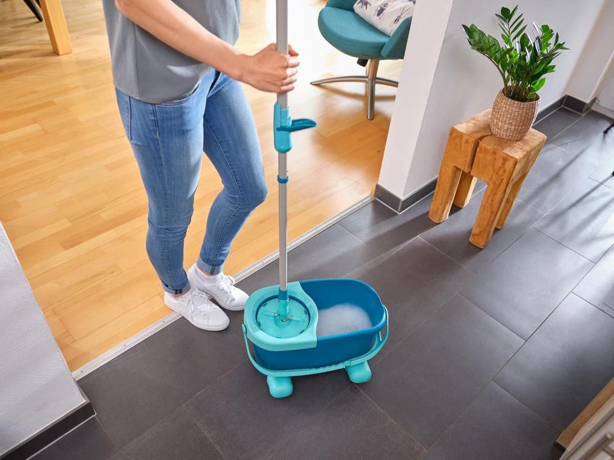 Leifheit Clean Twist Mobile met 6L-emmer en wielen thumbnail 4