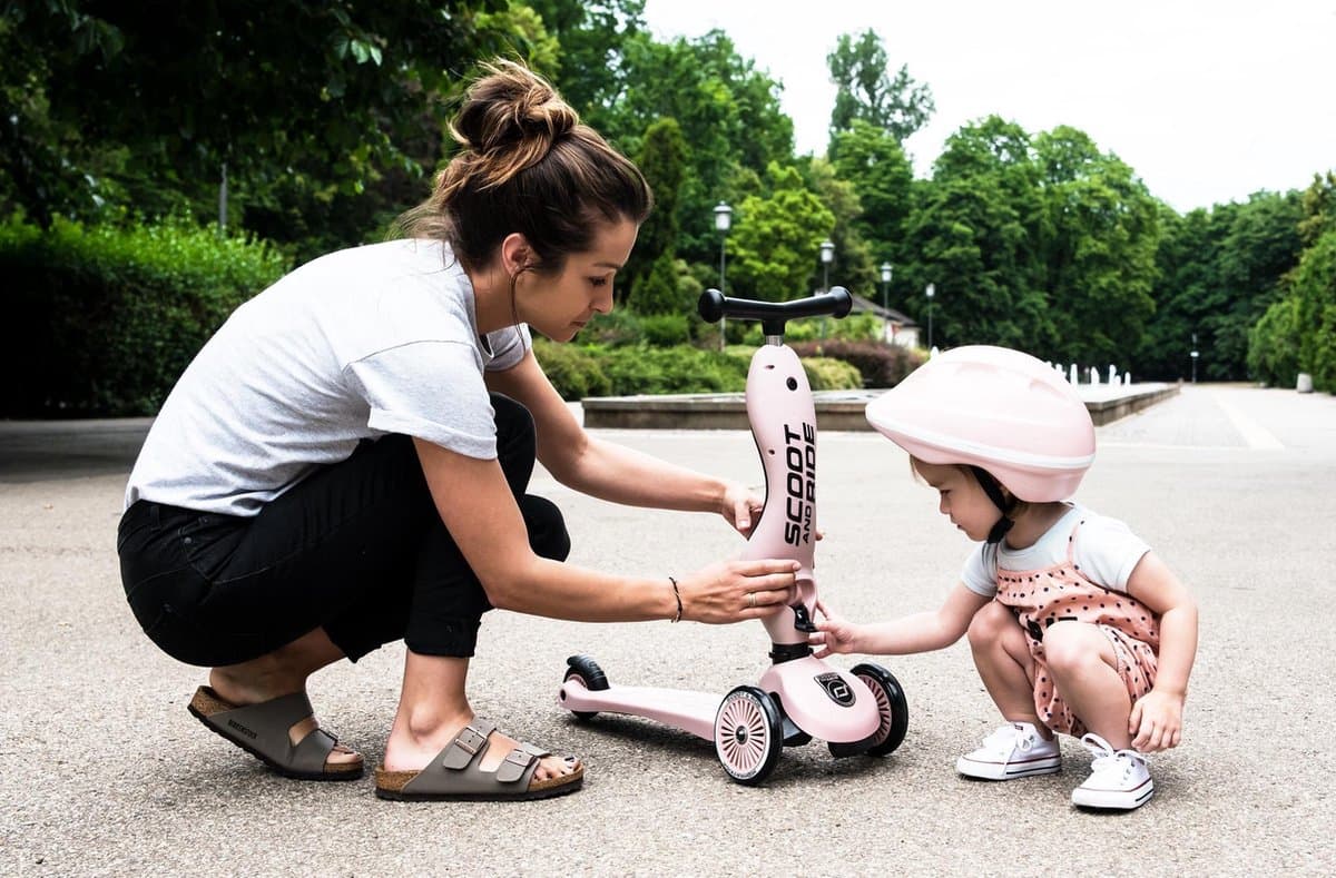 Scoot and Ride Highwaykick 1 Peach - Step & Loopfiets - 1 tot 5 jaar thumbnail 3
