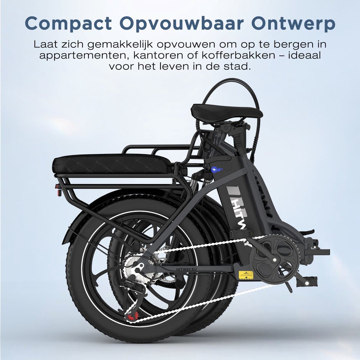 Hitway BK6SL1 - Opvouwbare e-fiets 250W, 70-150km bereik thumbnail 7